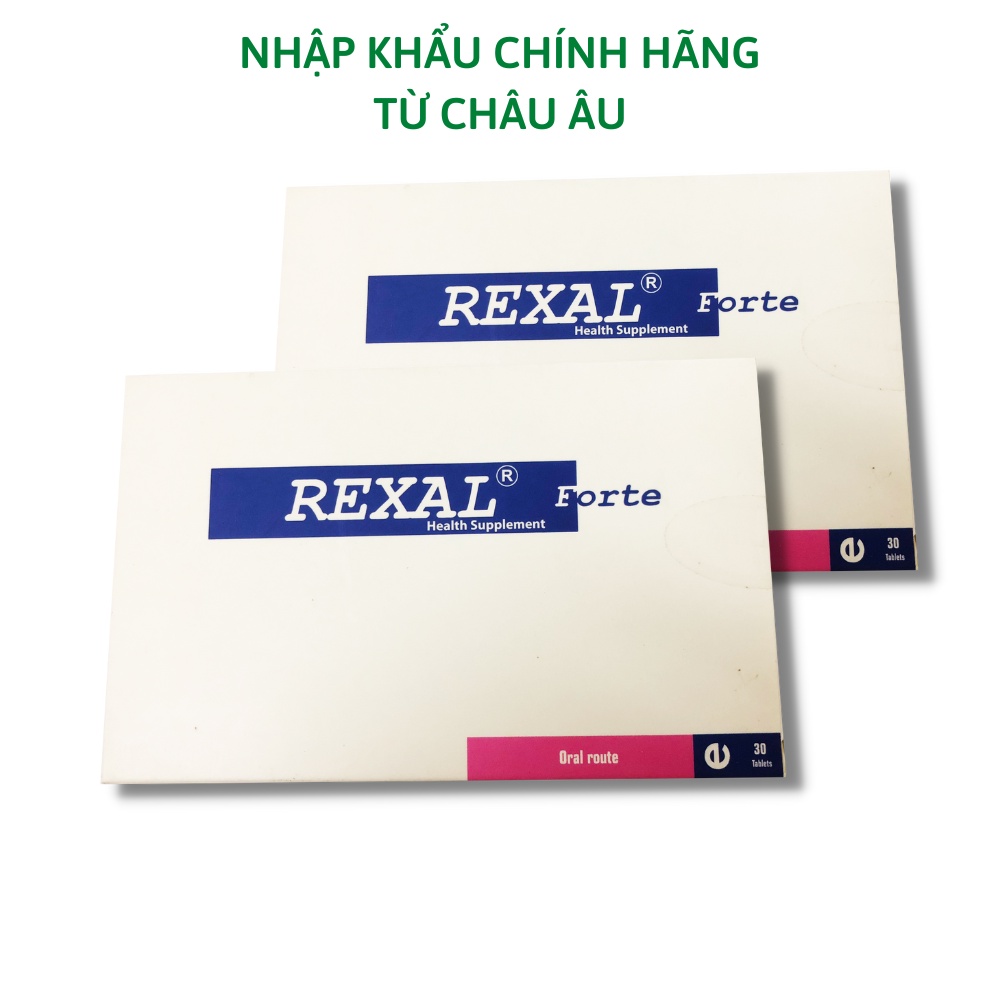 Combo 2 hộp thực phẩm hỗ trợ sức khỏe REXAL FORTE nhập khẩu từ Châu Âu