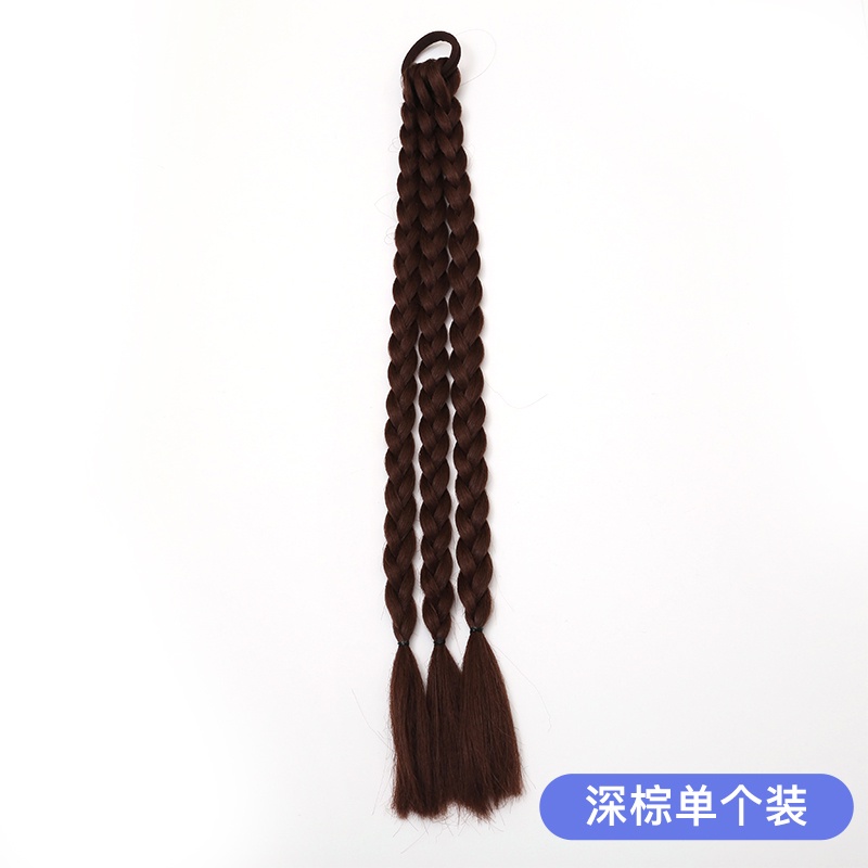 Dây Buộc Tóc Giả Thắt Bím Phong Cách Hàn Quốc Thời Trang Cho Nữ