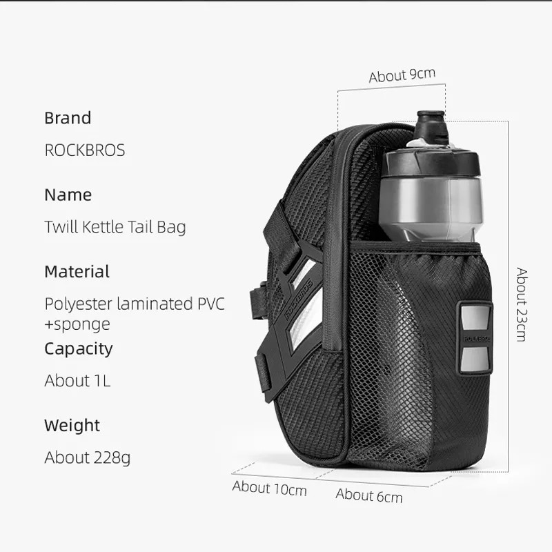ROCKBROS Bicycle Saddle Bag Waterproof