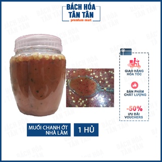 Muối chanh ớt chấm hải sản, thịt, chân gà sả tắc, 1 hủ