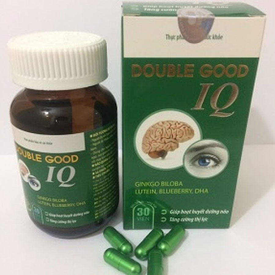 Viên uống Double Good IQ bổ não sáng mắt 30 viên - Healthy Pharmacy