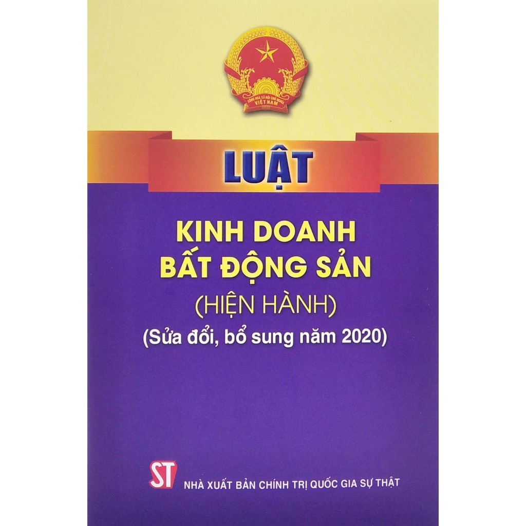 Sách Luật kinh doanh bất động sản hiện hành