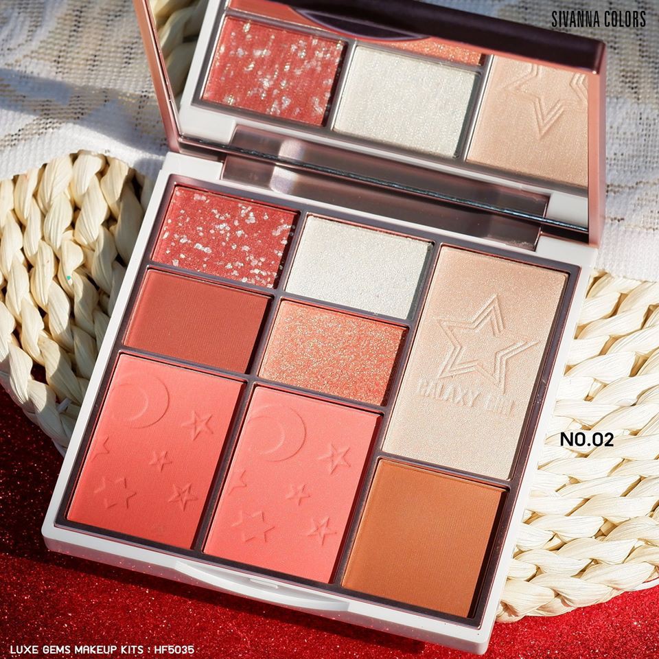 💞Set Mắt - Má - Highlight - Tạo Khối Sivanna Luxe Gems HF5035 | BigBuy360 - bigbuy360.vn