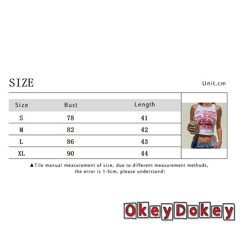 Áo tank top cổ tròn in chữ và chân dung dành cho nữ