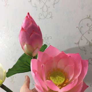 Hoa sen lụa siêu cao cấp(Ảnh thật)