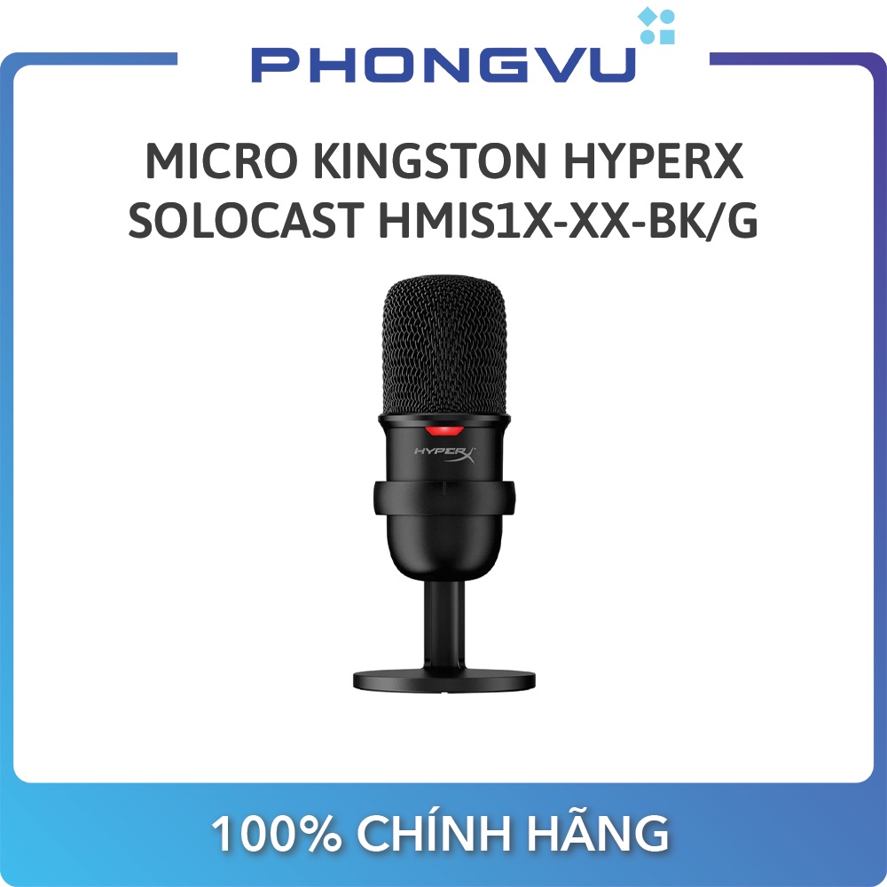 [Mã ELHACE giảm 4% đơn 300K] Micro HP HyperX Solocast (Standalone Microphone) 4P5P8AA - Bảo hành 24 tháng