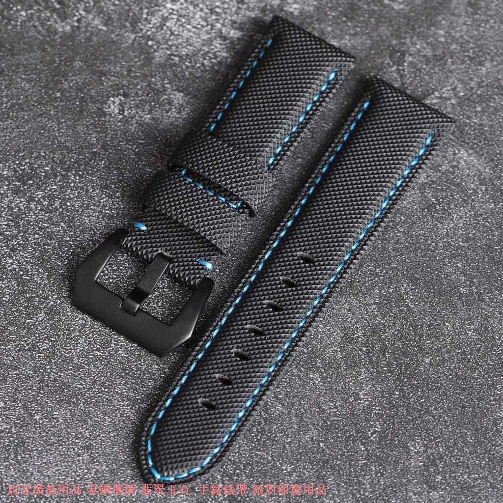 Hàng Mới Về Mới Dây Đeo Đồng Hồ Bằng Sợi Carbon Cho Panerai 441 Fat Sea PAM1661222426Miếng Dán Trang Trí Mm Chất Lượng Cao