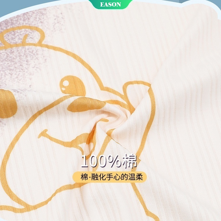 Bộ Đồ Ngủ Tay Ngắn Chất Liệu Cotton In Họa Tiết Kẻ Sọc Kèm Quần Ngắn Co Giãn Thời Trang Mùa Hè Cho Nam WT41