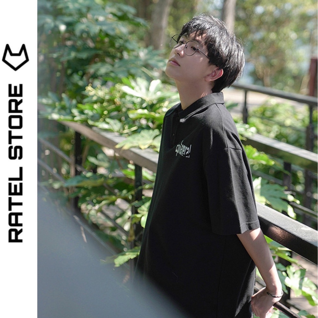 ÁO POLO Local Brand &quot;EPHEMERAL&quot; UNISEX NAM NỮ FORM RỘNG