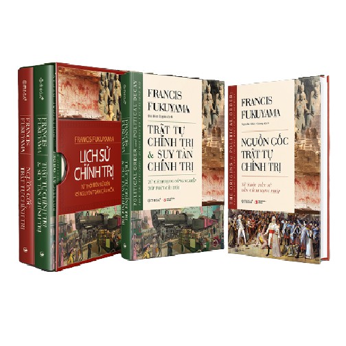 Combo Sách - Lịch Sử Chính Trị: Từ Thời Tiền Sử Đến Kỷ Nguyên Toàn Cầu Hóa (Hộp 2 Cuốn) Tặng Kèm Bookmark