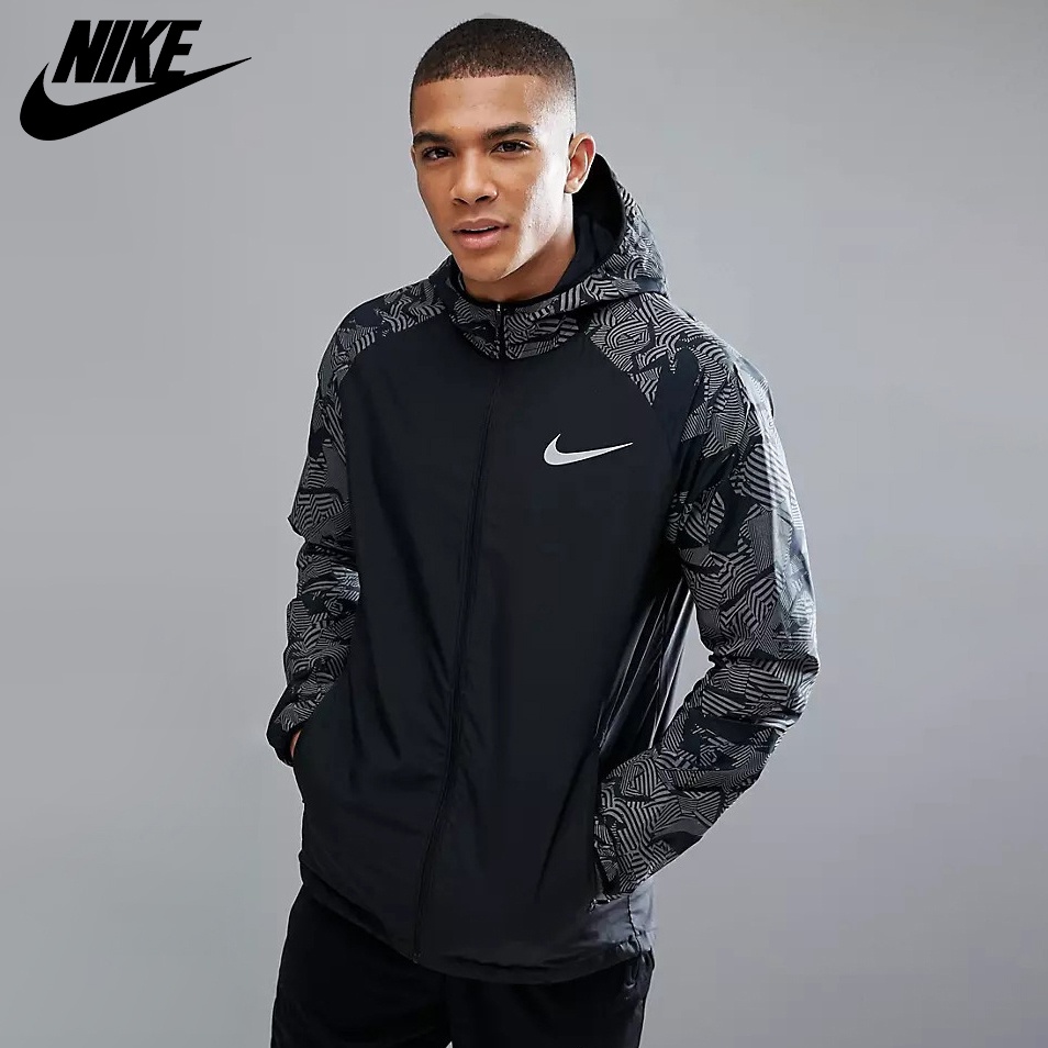 NIKE - Áo khoác thể thao nam nữ Nike Essential Flash Running Jacket chính hãng - Đen