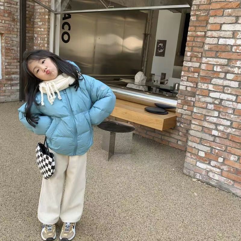 Quần Nhung Ống Rộng Thời Trang Thu Đông Hàn Quốc Dành Cho Bé Gái