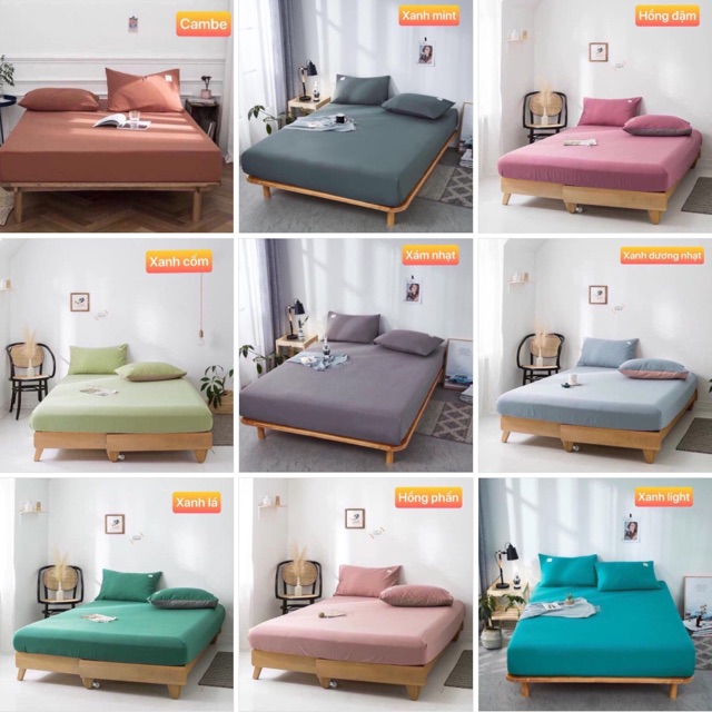 SET GA GỐI COTTON TC