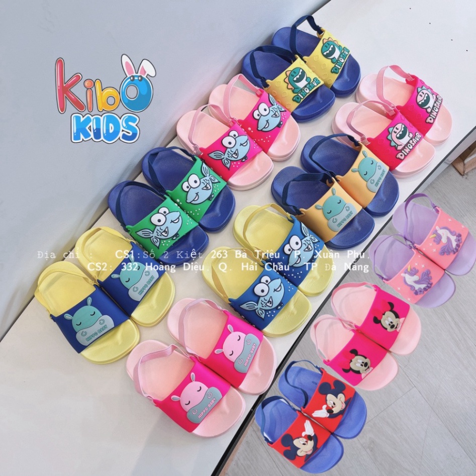 [KHO SỈ RẺ] Dép lê có quai siêu nhẹ, siêu êm chống trơn cho bé 1-3 tuổi