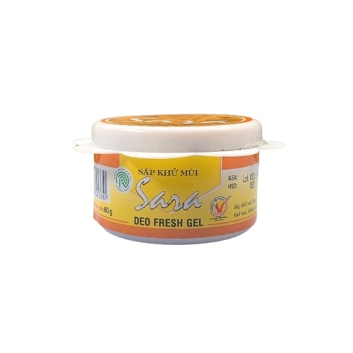 Sáp Khử Mùi Đa Năng Sara 60g Sáp Thơm Khử Mùi Giúp Khử Mùi Hôi Trong Tủ Lạnh, Nhà Bếp, Nhà Vệ Sinh...