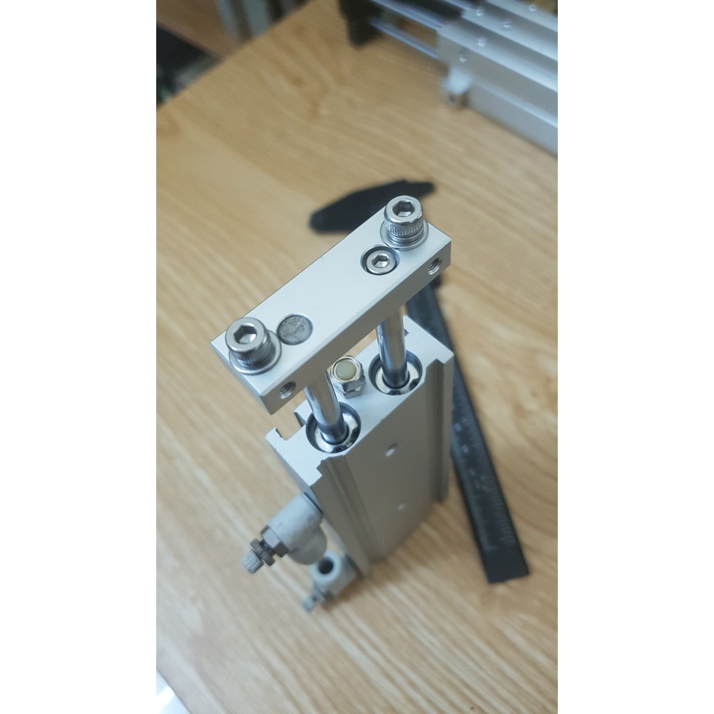 Xi lanh 2 ty   SMC CXSM10-60  hành trình 6cm + Tặng đầu nối | BigBuy360 - bigbuy360.vn