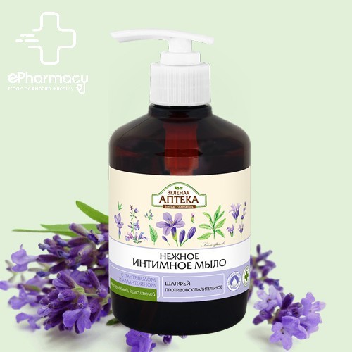 Apteka Gel Vệ Sinh Phụ Nữ - Gel Green Pharmacy Dung Dịch Vệ Sinh Dạng Gel 370mL