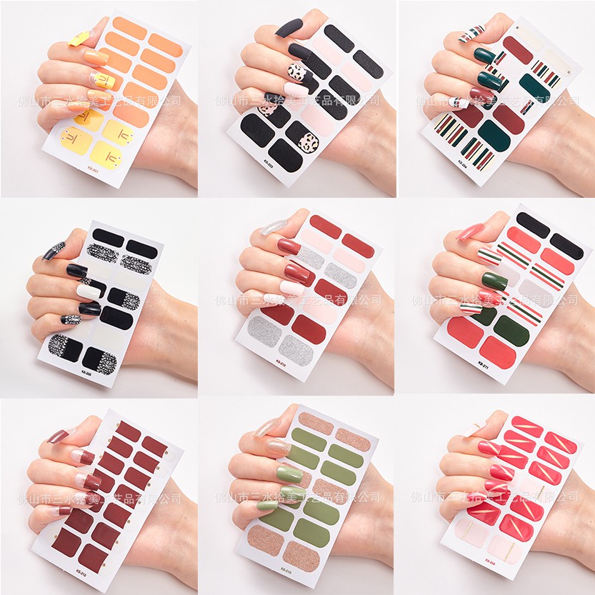 Dán móng tay - sticker dán móng 3D không thấm nước siêu xinh - Nhiều mẫu mã tự chọn - 13  - Tất Siêu Rẻ