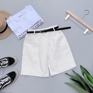Quần short kaki nữ cạp thun dáng basic ROSA BOUTIQUE Q1013