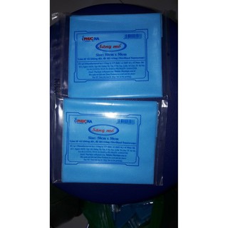 combo 10c săng mổ 50x50 có lỗ  và không lỗ