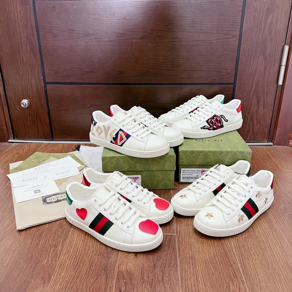 "Ở ĐÂY" CÓ GIÀY THỂ THAO SNEAKER SIÊU CHẤT . GIÀY GUCCI ACE ONG SAO FULL SIZE NAM NỮ. CAM KẾT HÀNG Y ẢNH 100%
