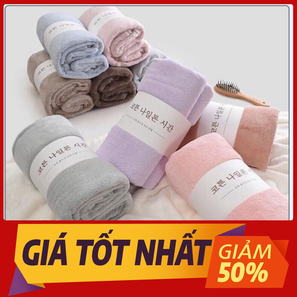 [Sale toàn shop] Khăn tắm bông cao cấp xuất Hàn