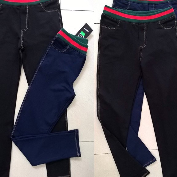 Quần Legging Giả Jean phối cạp thể thao | BigBuy360 - bigbuy360.vn