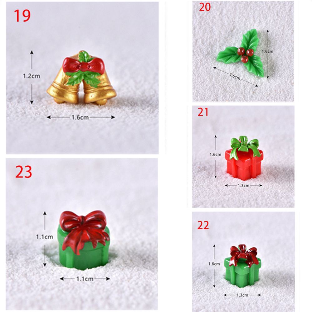 Mô hình ông già noel mini dễ thương dùng trang trí giáng sinh