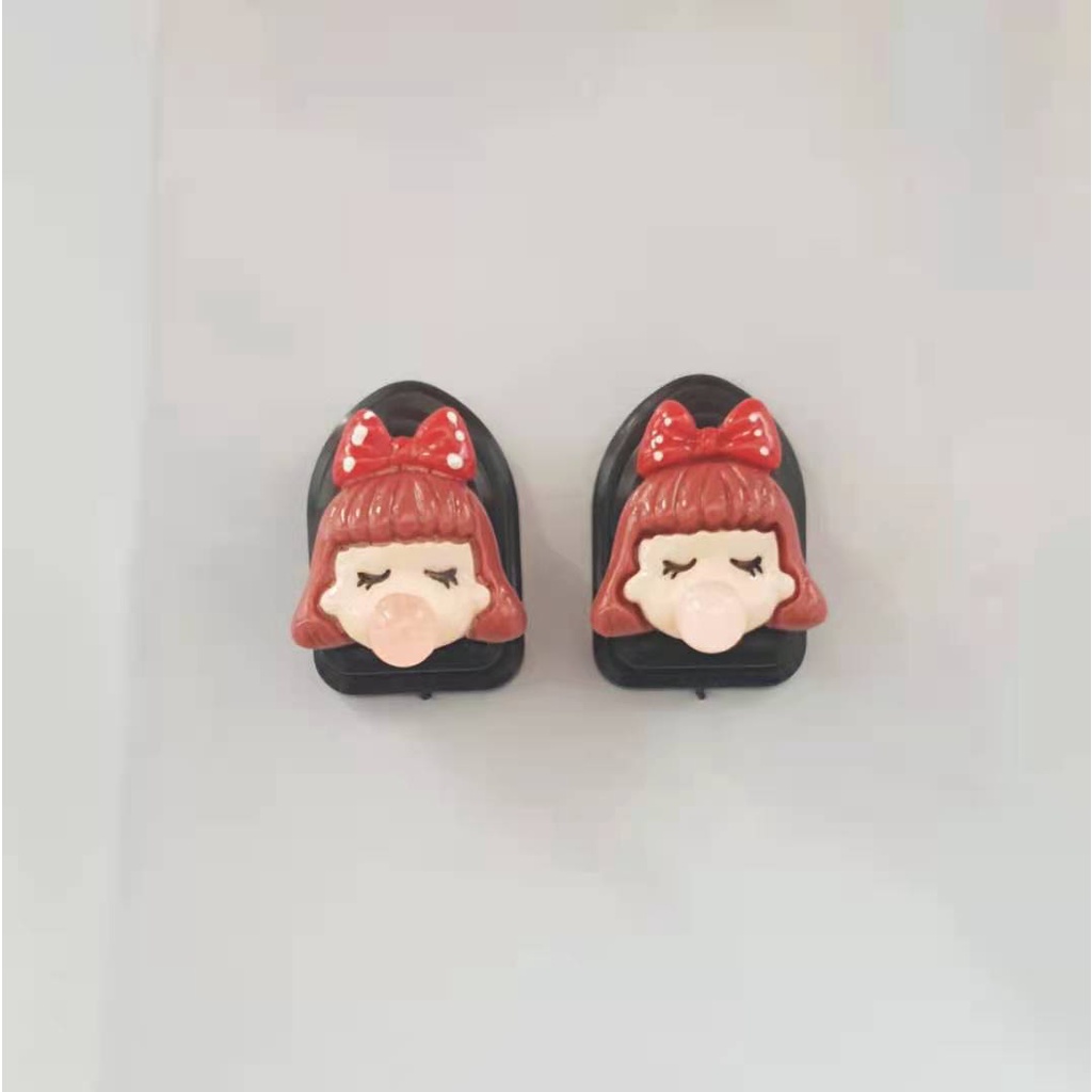 Móc treo đồ mini dạng dán trang trí họa tiết hoạt hình dễ thương đa công dụng | BigBuy360 - bigbuy360.vn