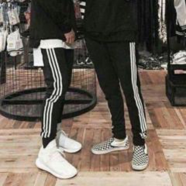 Quần Jogger 3 sọc nam nữ 60k