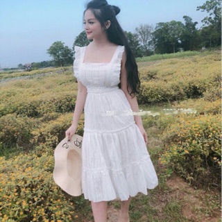 Sale đầm tay cánh tiên đuôi cá xoè siêu đẹp