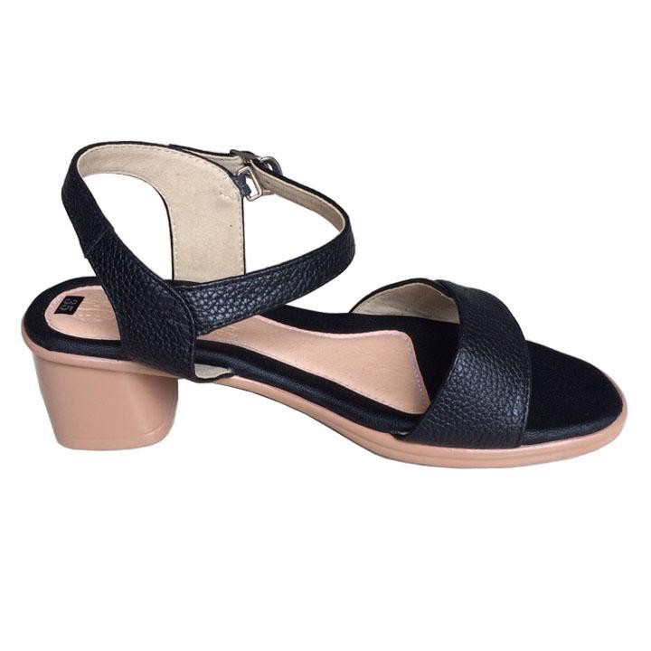 Dép sandal nữ đế cao da bò cao cấp THSDN0123