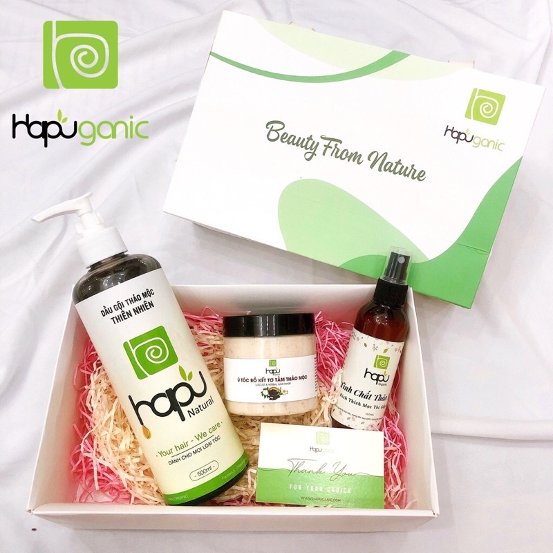 HỘP QUÀ TẶNG KÈM TÚI HAPU ORGANIC