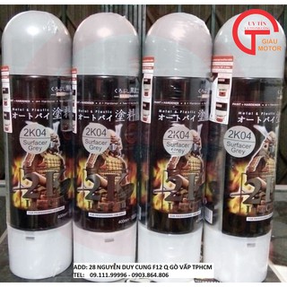 SƠN XỊT SAMURAI 2K04 LÓT EPOXY MÀU XÁM