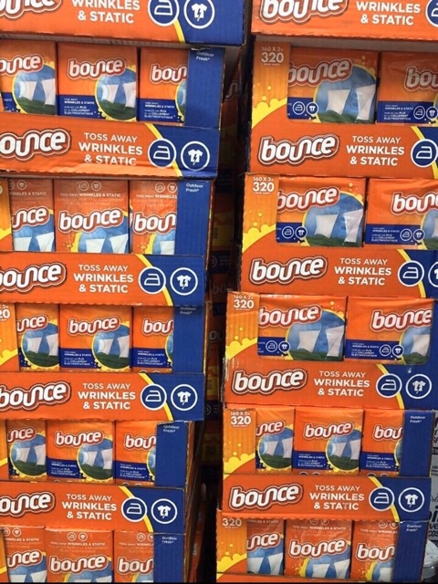 GIẤY THƠM BOUNCE QUẦN ÁO 4 IN 1 LỐC 2 x 160 TỜ CỦA MỸ