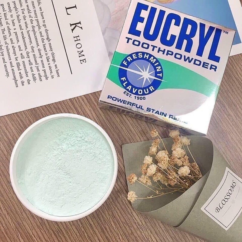 Bột tẩy trắng răng EUCRYL