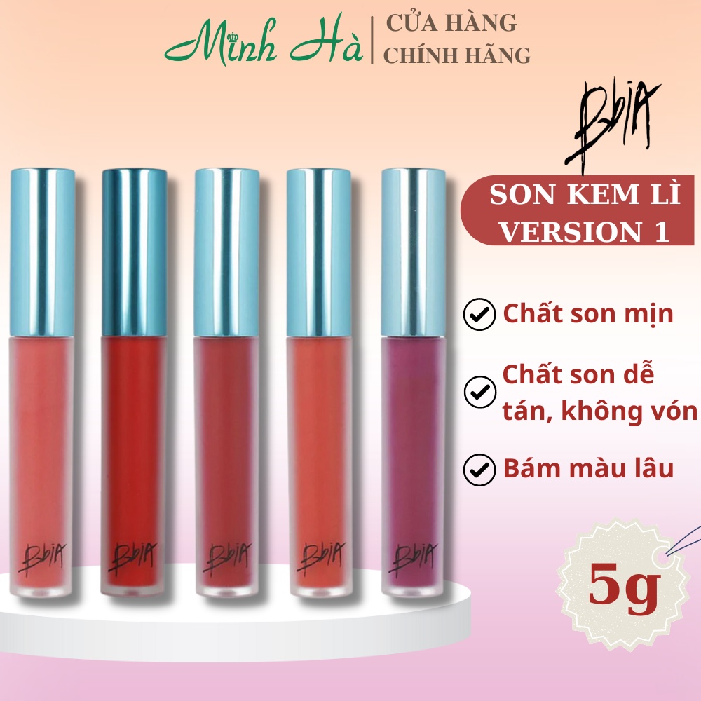 Son kem lì BBIA Last Velvet Lip Tint Version 1 5g