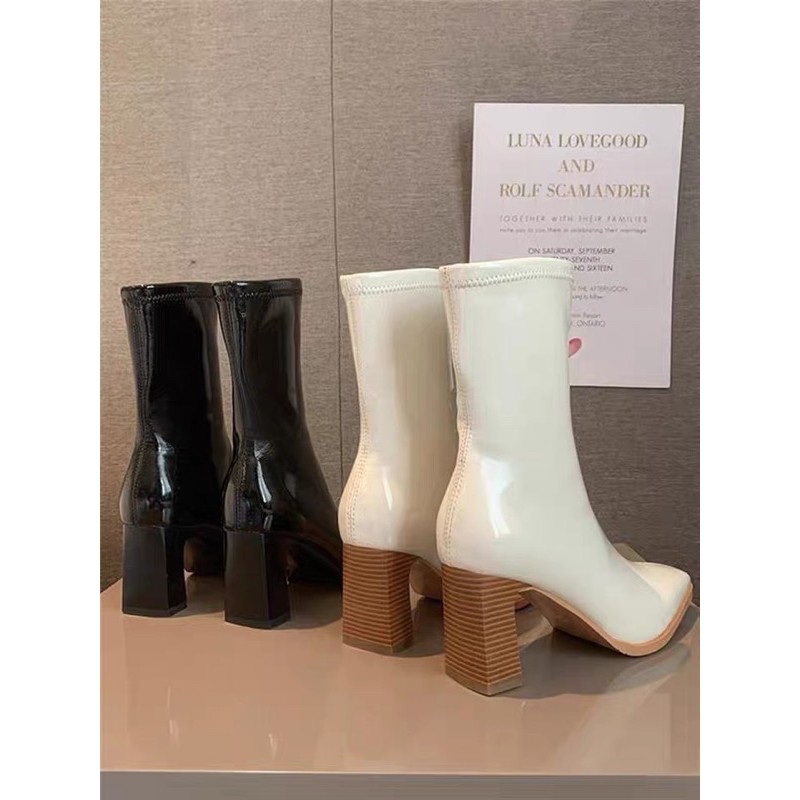 HÀNG ORDER Boot cổ cao đế 7p trẻ trung thời trang thu đông 2020