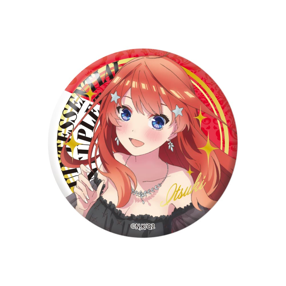 Huy hiệu IN HÌNH Gotoubun no Hanayome Nhà có năm nàng dâu anime chibi dễ thương tiện lợi