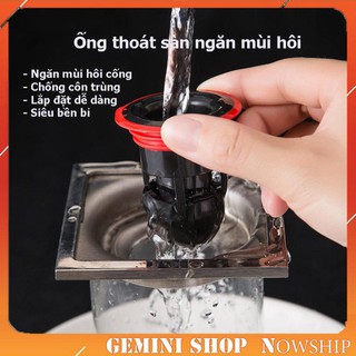 Ống Ngăn Mùi Thoát Sàn chống mùi hôi ngăn vi khuẩn mùi hôi nhà vệ sinh cống nước hiệu quả Phễu thoát sàn TS1 -TSM