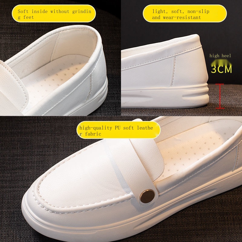 Giày Lười Đế Bằng Thoáng Khí Dễ Phối Đồ Thời Trang Xuân Thu Năm 2021 Cho Nữ