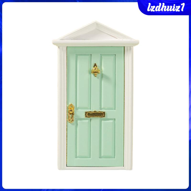 Mô Hình Cửa Mini 1 / 12 Dùng Trang Trí Tiểu Cảnh Độc Đáo