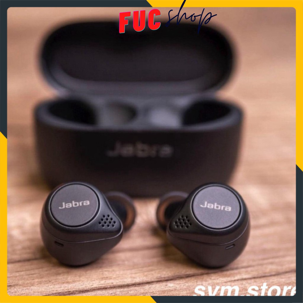 Tai nghe bluetooth không dây giá rẻ nhét tai JABRA 75T siêu Bass chống bụi chống nước đàm thoại thời gian lên đến 28h