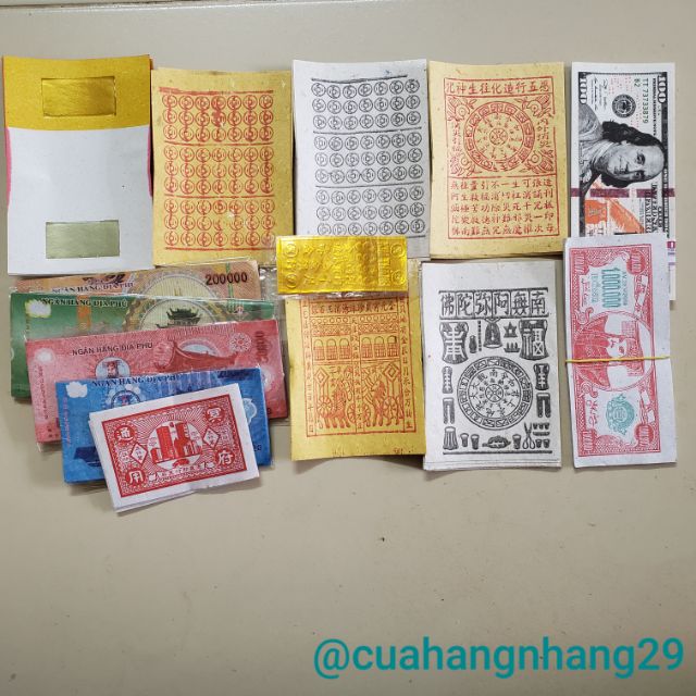 Bộ Giấy Tiền Đầy Đủ 12k