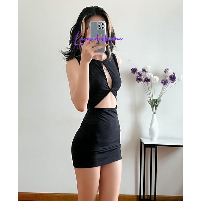 Đầm Body Sát Nách Khoét Ngực  SNKNT