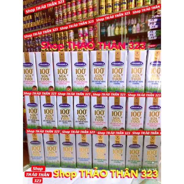 Sữa  không Tươi 100% Vinamilk 180ml (1lốc x 4lốc)