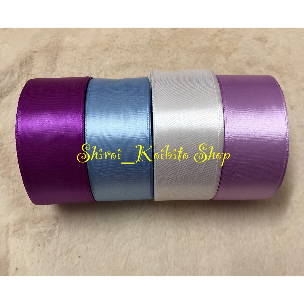 Ruy băng lụa nhiều màu 4cm, 1m