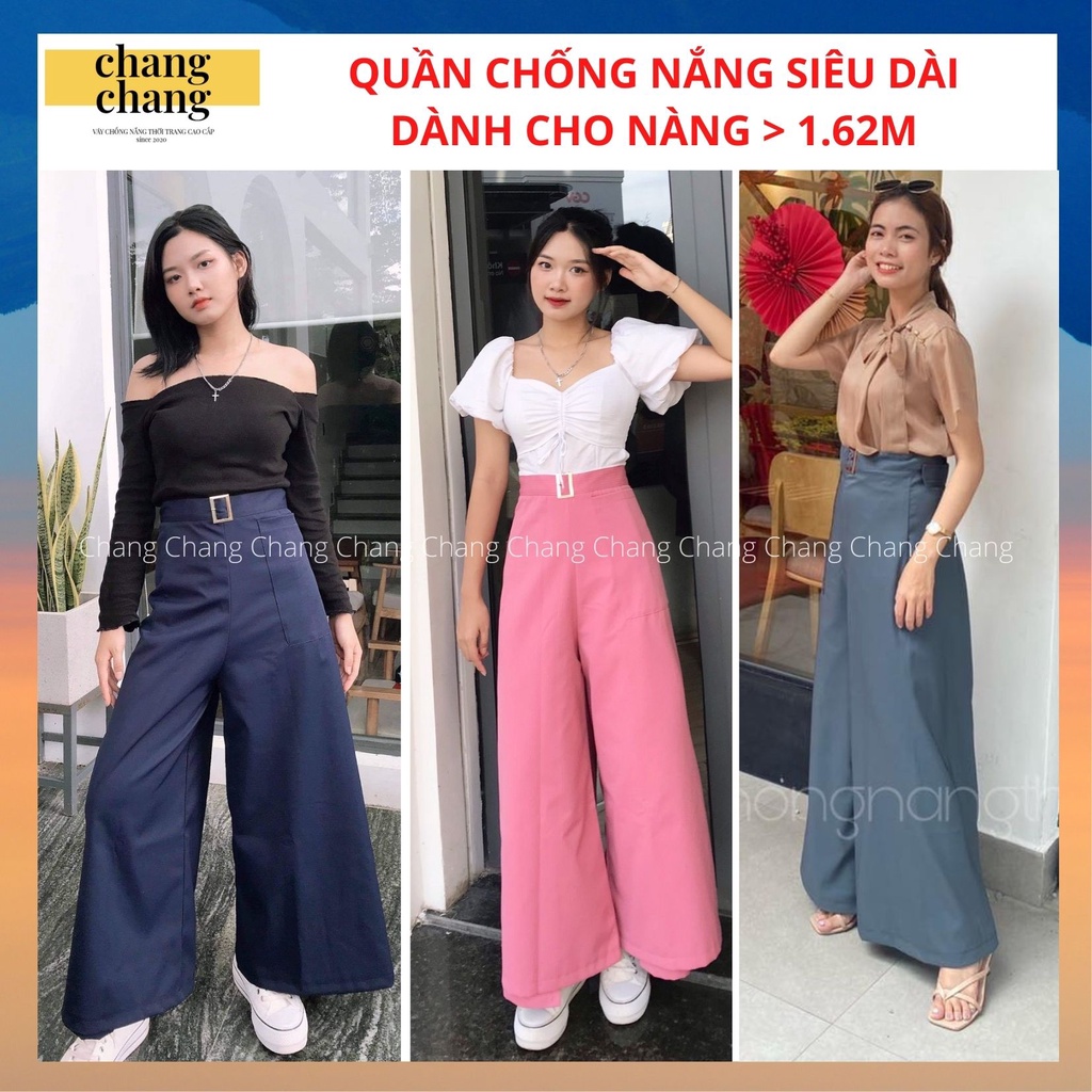 [Siêu Dài] Quần Chống Nắng Dài Cho Chị Em Từ 1m67 - 1m75, Váy Quần Chống Nắng Thời Trang Cao Cấp Vải Dày Mịn | Full Màu