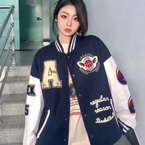 Áo khoác nam bóng chày phong cách cổ điển trẻ trung sành điệu cho/các cặp đôi retro thời trang nam new unisex top