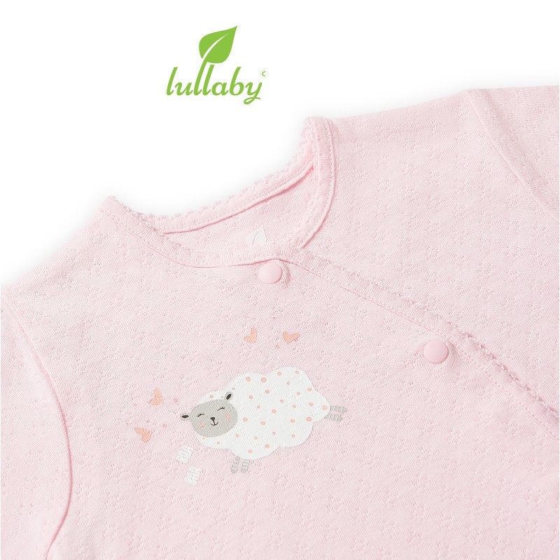 Lullaby - Áo cài lệch dài tay - NH609P - BST Pointelle 2021